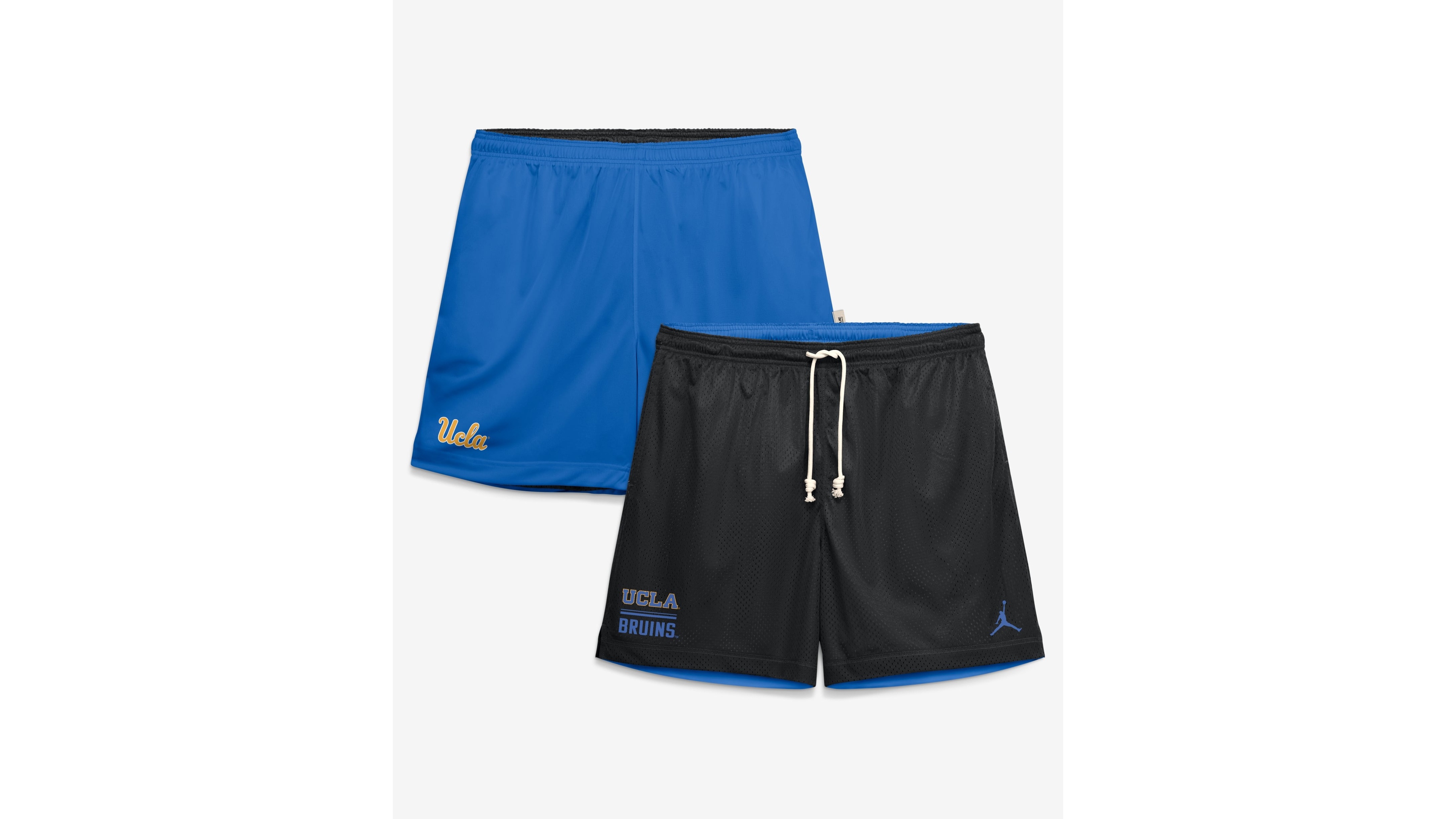 Jordan Men's Black/Blue Ucla Bruins Courtside Reversible Dri-fit Shorts