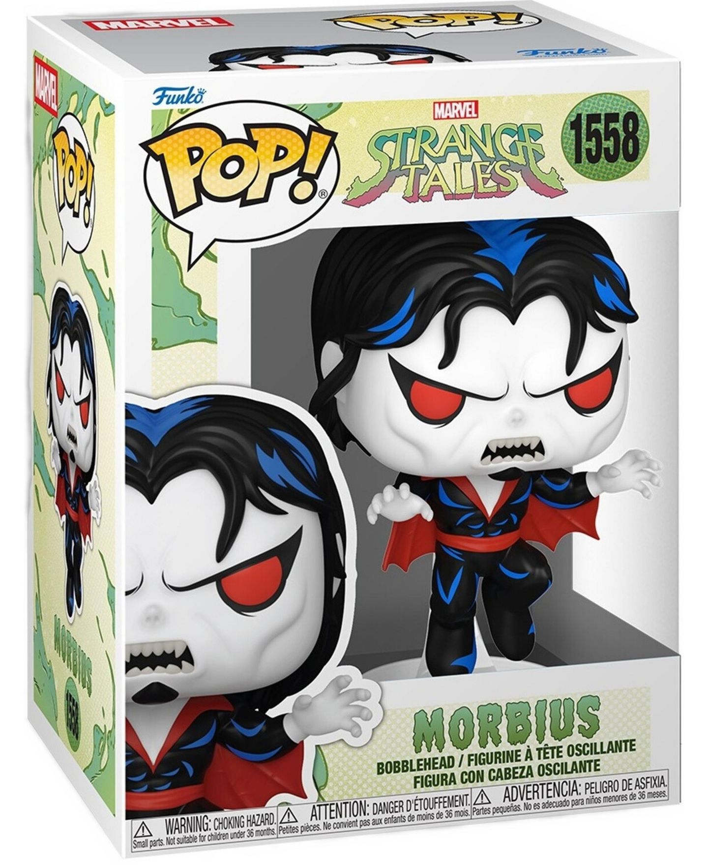 Детская фигурка Funko Pop! Marvel Strange Tales Morbius 3.5" Collectible Vinyl, от 3 лет, цвет: Разноцветный — фото 2