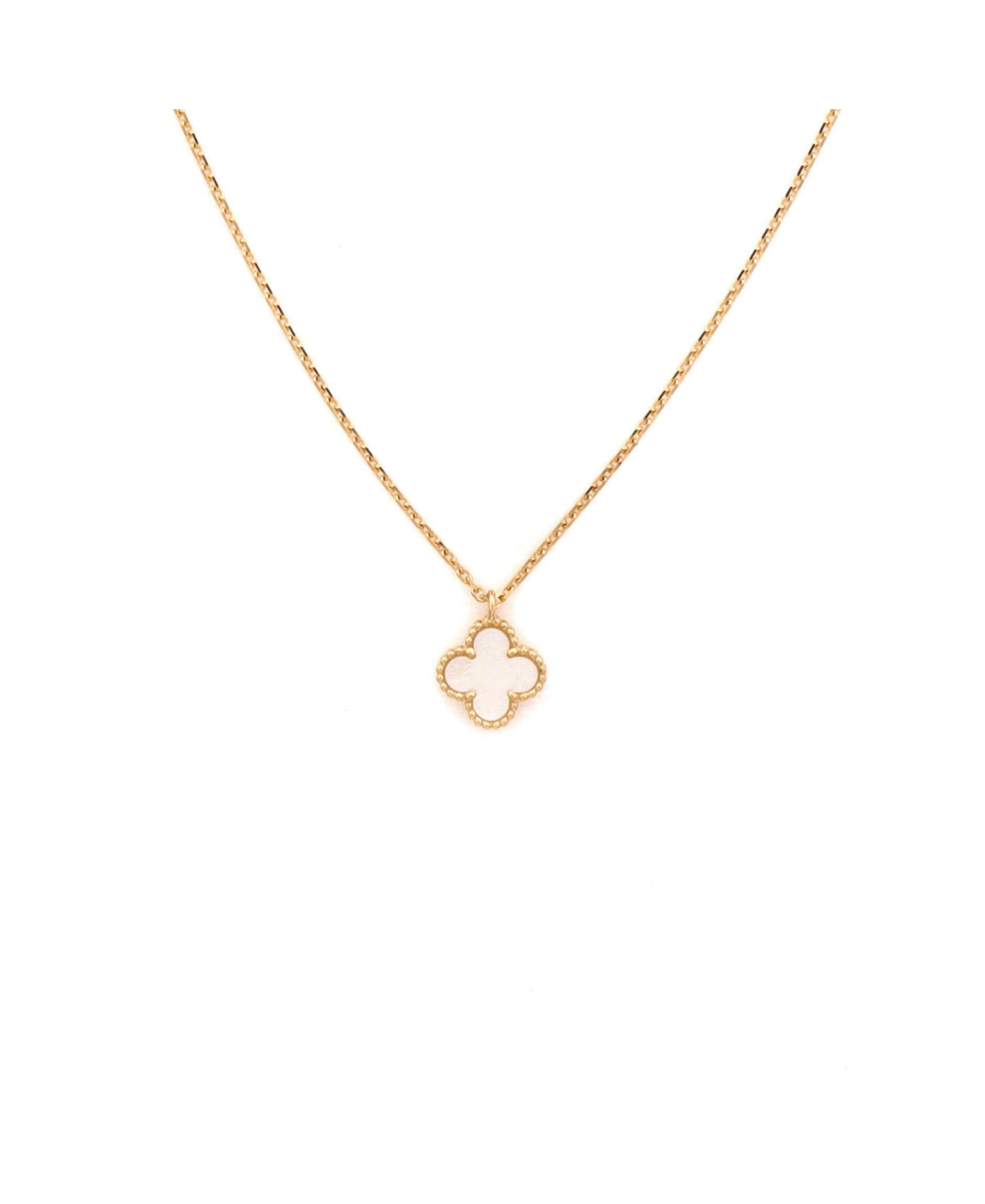 Pre-Owned Van Cleef and Arpels Sweet Alhambra Pendant Necklace - 18k yellow gold