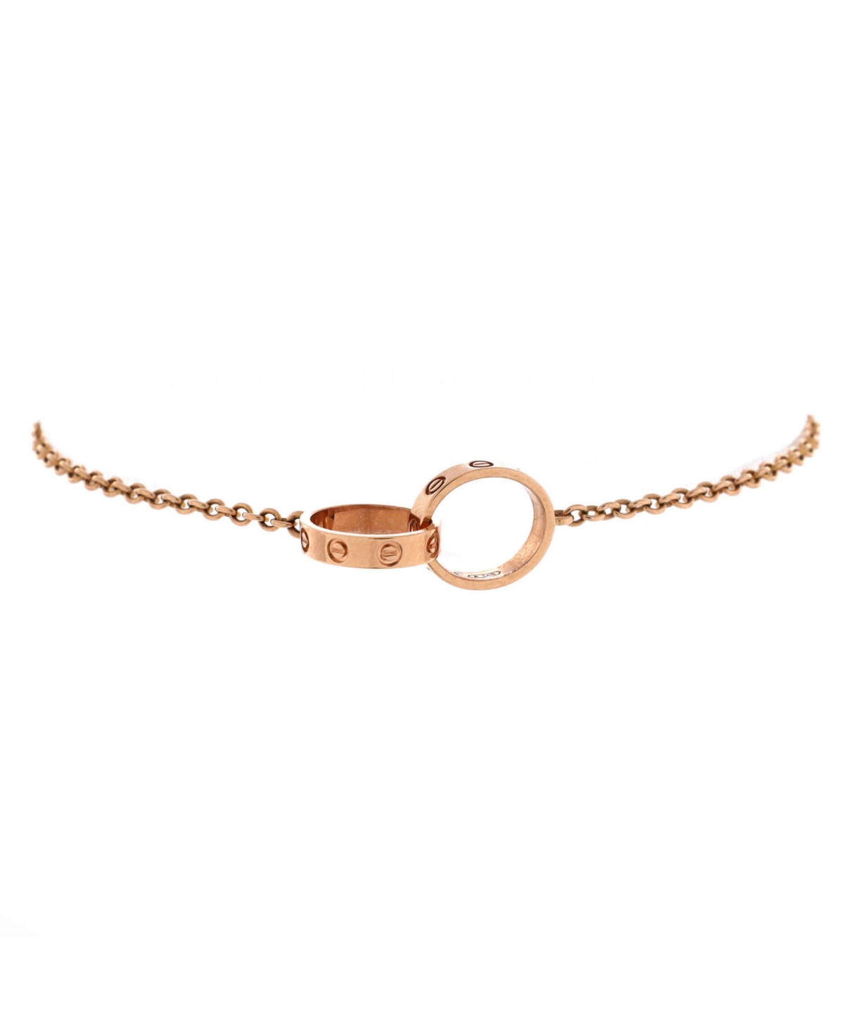 Pre-Owned Cartier Love Interlocking Bracelet - 18k rose gold
