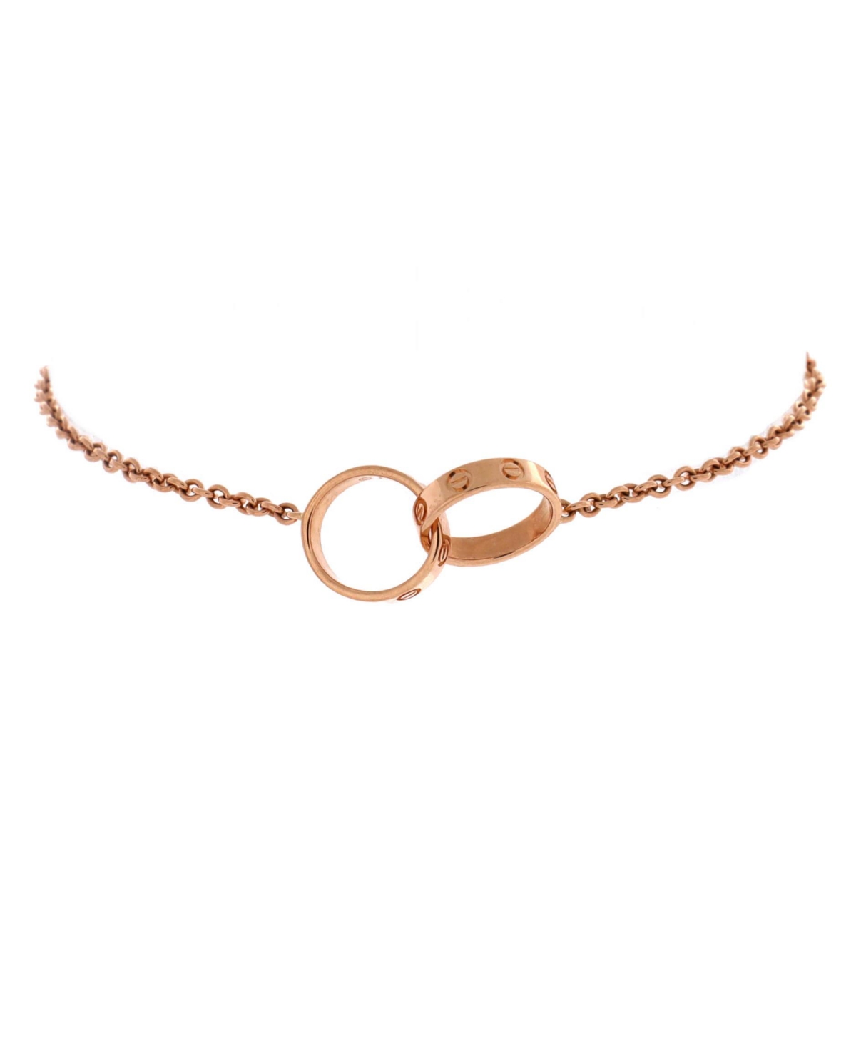 Pre-Owned Cartier Love Interlocking Bracelet - 18k rose gold
