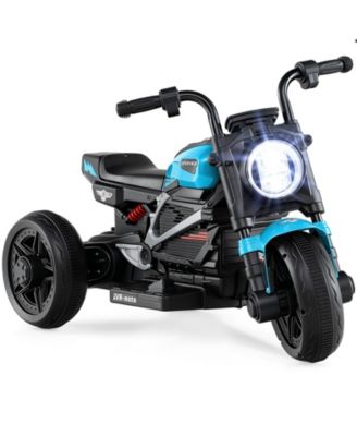 6V Battery Powered LED Headlights 3-Wheel Ride-On Motorcycle, 66 lb. Capacity, Ages 3-5