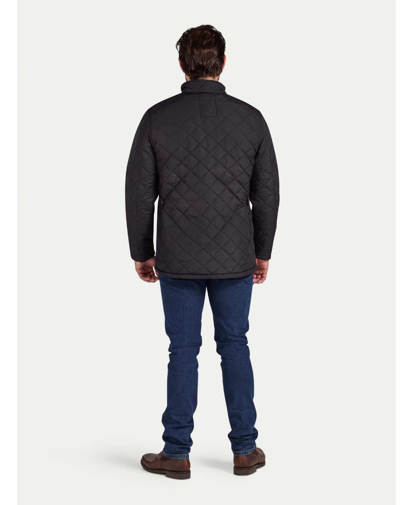 Мужская куртка Raging Bull Quilted Relaxed-Fit, цвет: Чёрный — фото 3