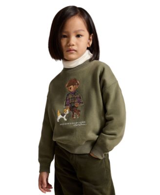 Girls' 2T-6X Polo Bear Long-Sleeve Sweatshirt