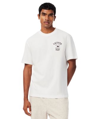 Men's Embroidery Accent Short-Sleeve Classic-Fit Cotton Crewneck T-Shirt