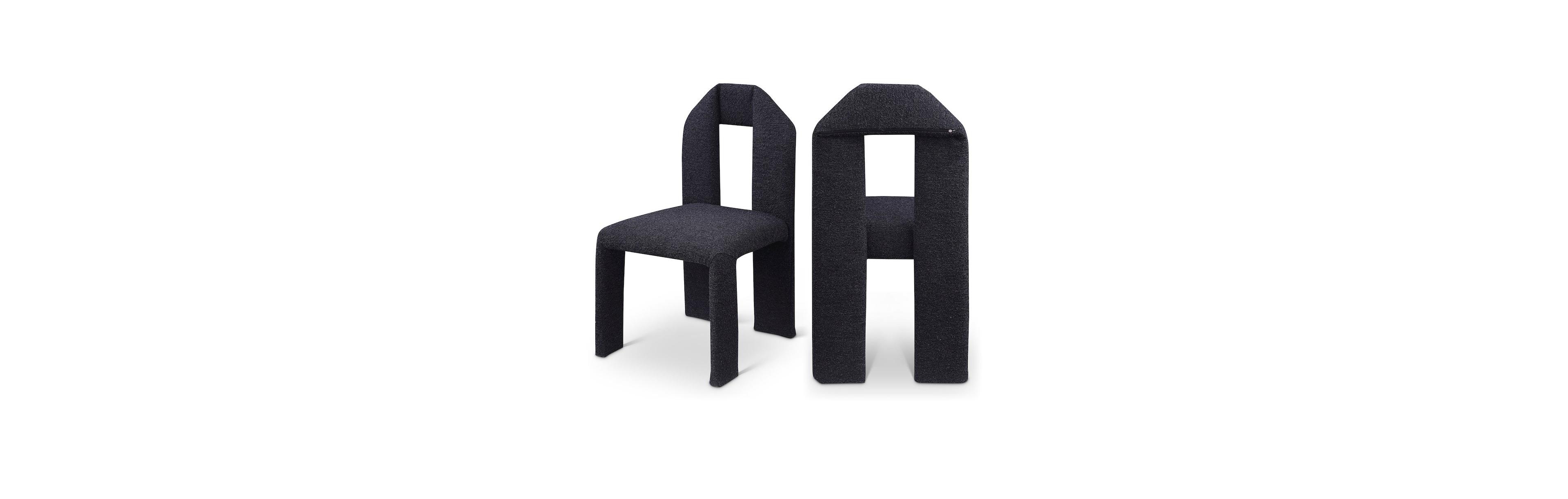 Meridian Furniture Bennett Boucle Fabric Dining Chair