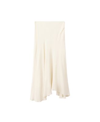 Women's A-Line Asymmetrical Midi Skirt