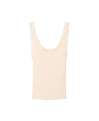 Women's Lace Scoop Neck Tank Top