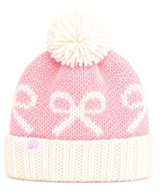 Toddler Bows Pom Beanie