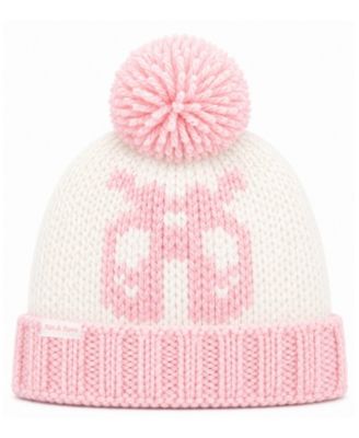 Baby Girls Ballet Slippers Pom Bobble Hat