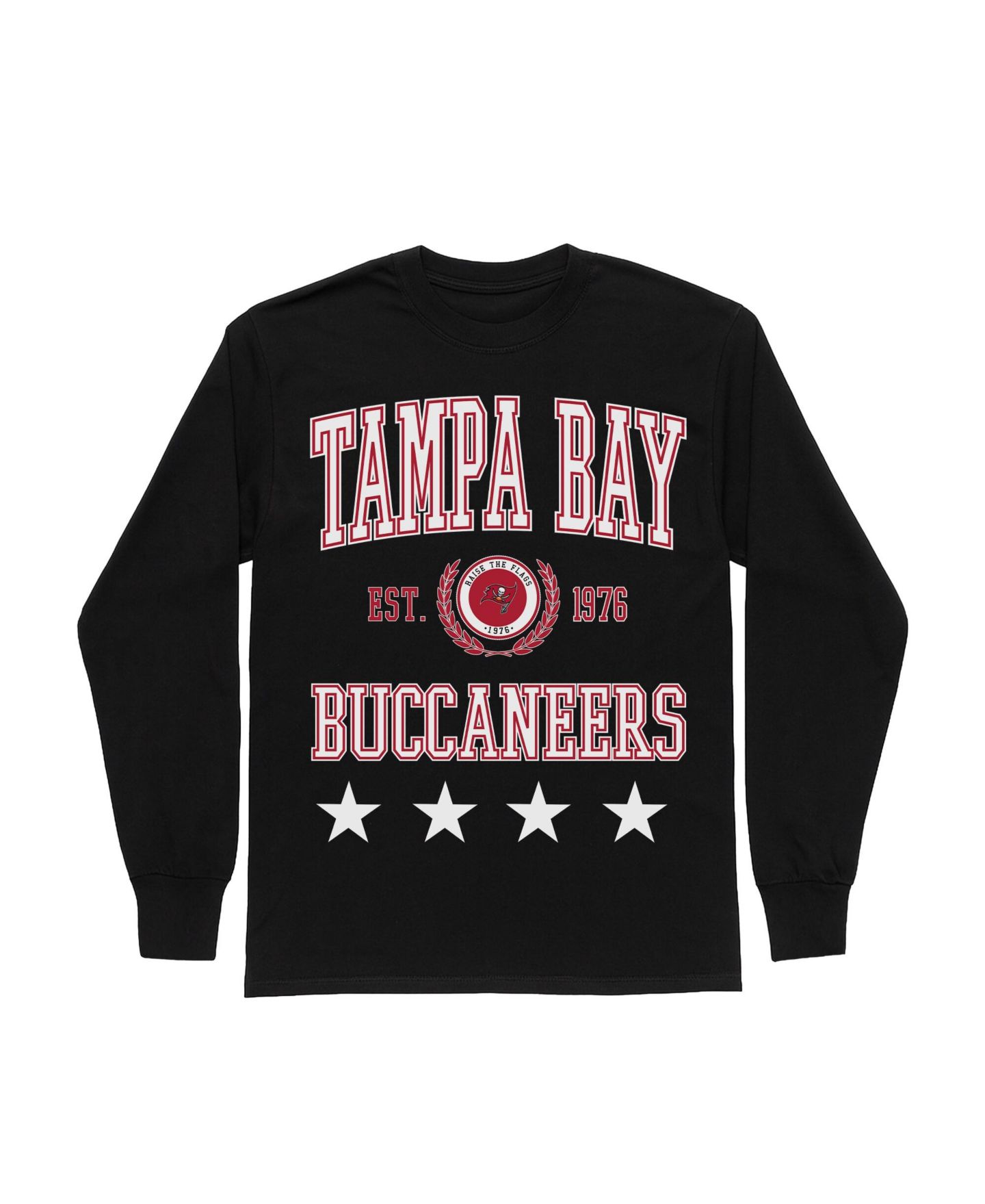 Женская футболка Gameday Couture Black Tampa Bay Buccaneers Oversized Everyday Star Long-Sleeve — фото 5