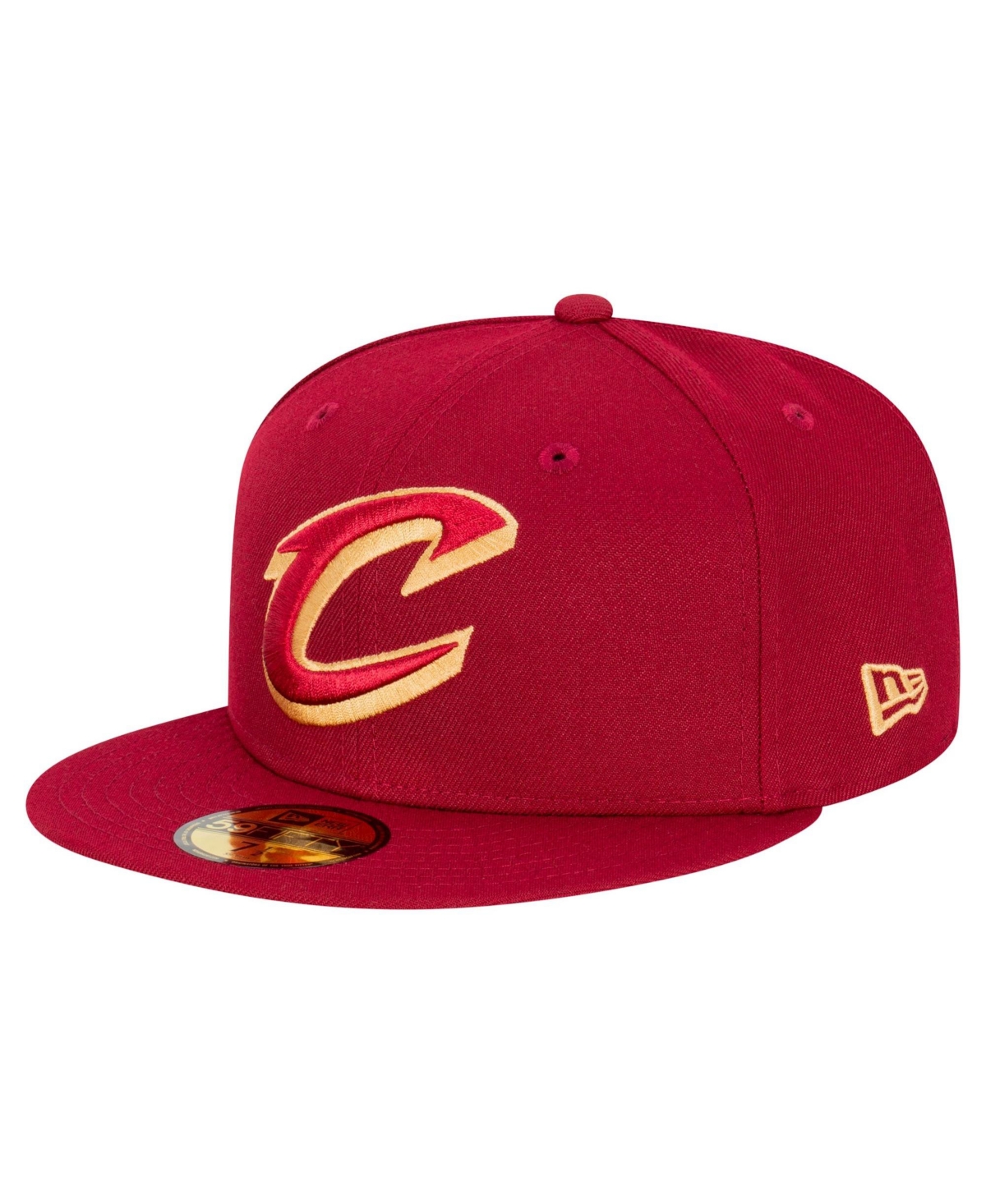 New Era Men's Wine Cleveland Cavaliers Team 59FIFTY Fitted Hat - Wine