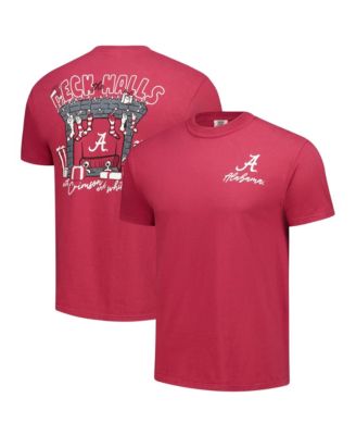 Men's Crimson Alabama Crimson Tide Deck the Halls Comfort Colors T-Shirt