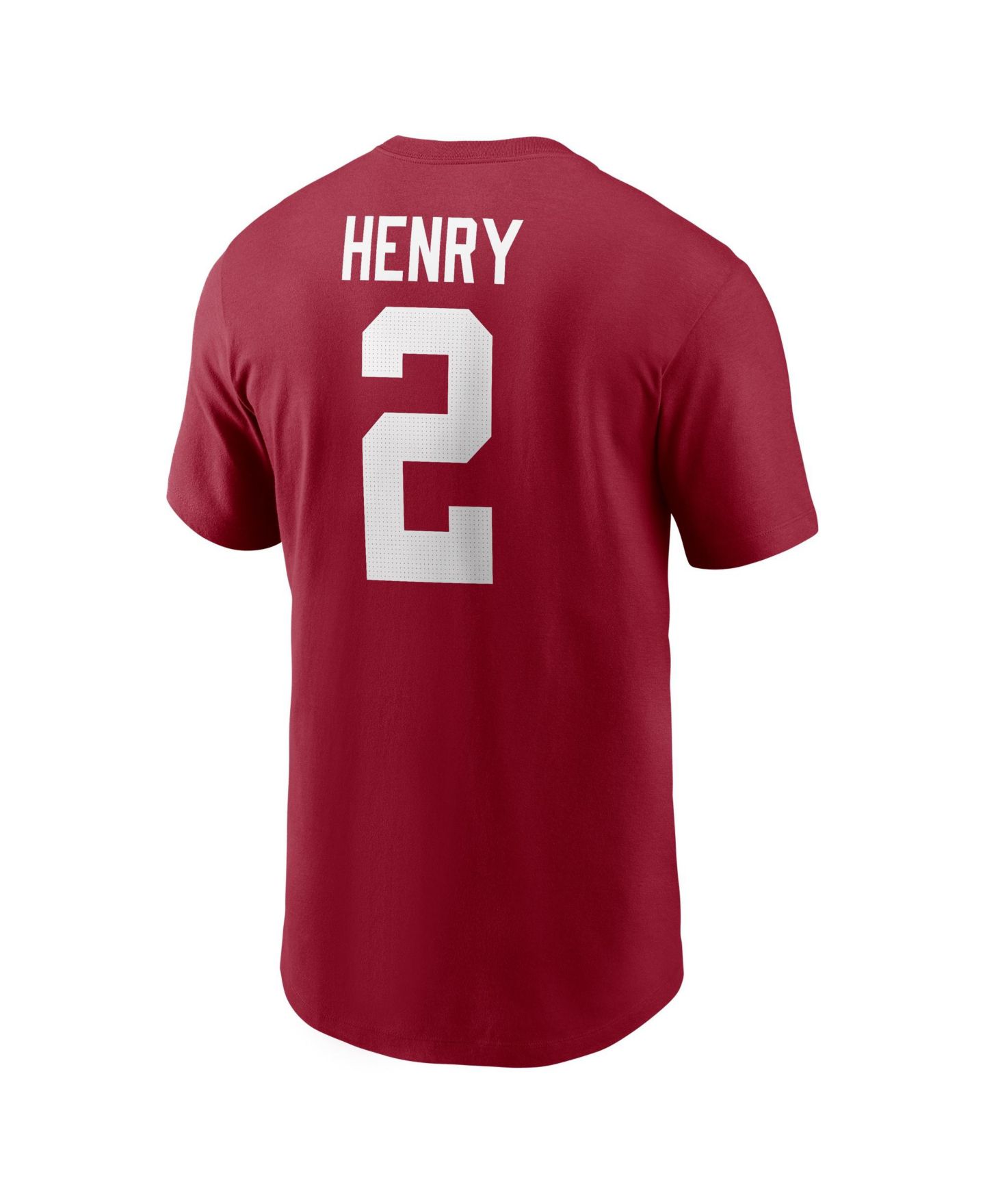 Мужская футболка Nike Derrick Henry Crimson Alabama Crimson Tide Name & Number — фото 3