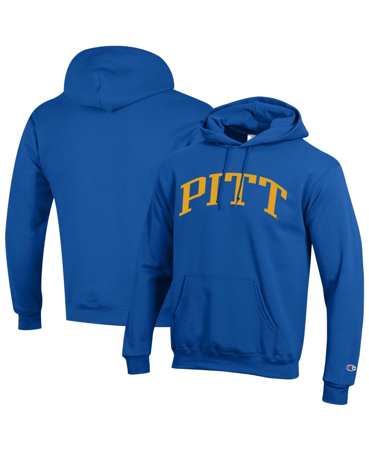 Champion Men's Royal Pitt Panthers Basic Arch Fleece Pullover Hoodie - Royal