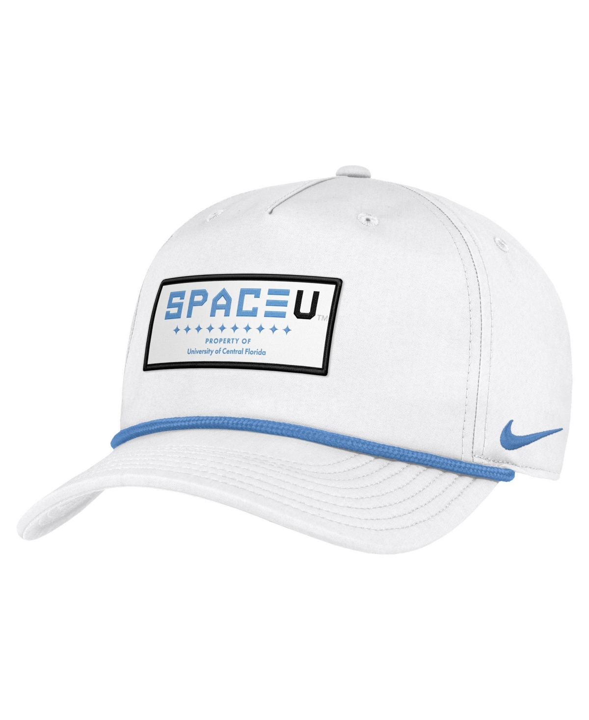 Nike Men's and Women's White Ucf Knights 2026 Space Game Rope Rise Adjustable Hat - White