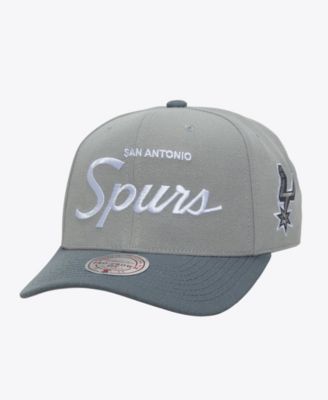 Men's Gray San Antonio Spurs Thunderstorm Head Coach Pro Crown Snapback Hat