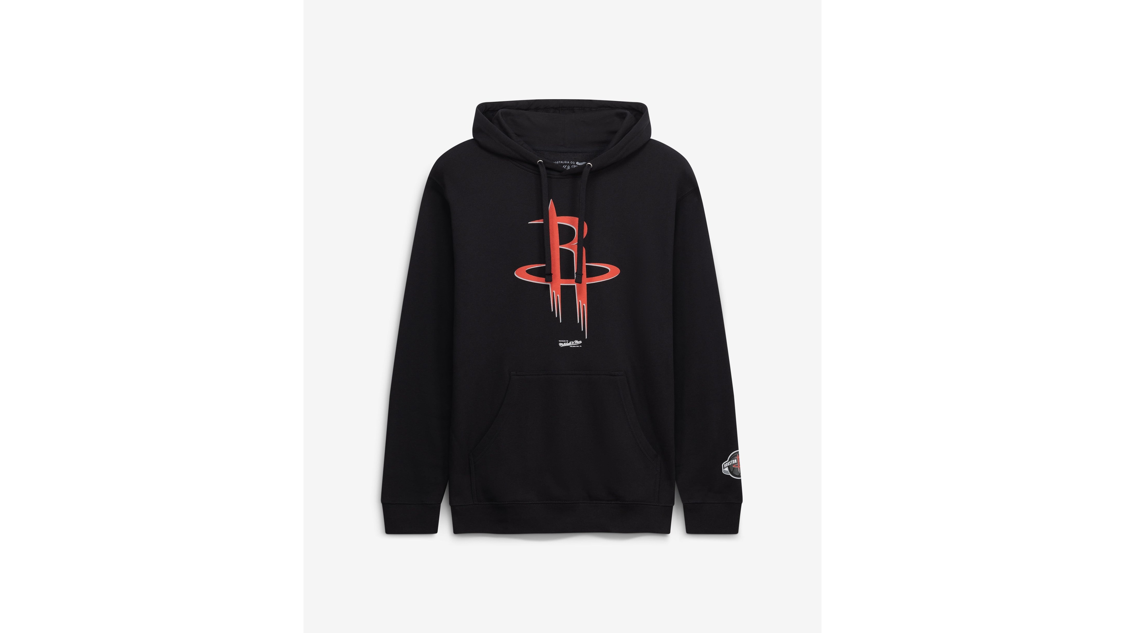 Mitchell & Ness Men's Black Houston Rockets Fleece Hoodie