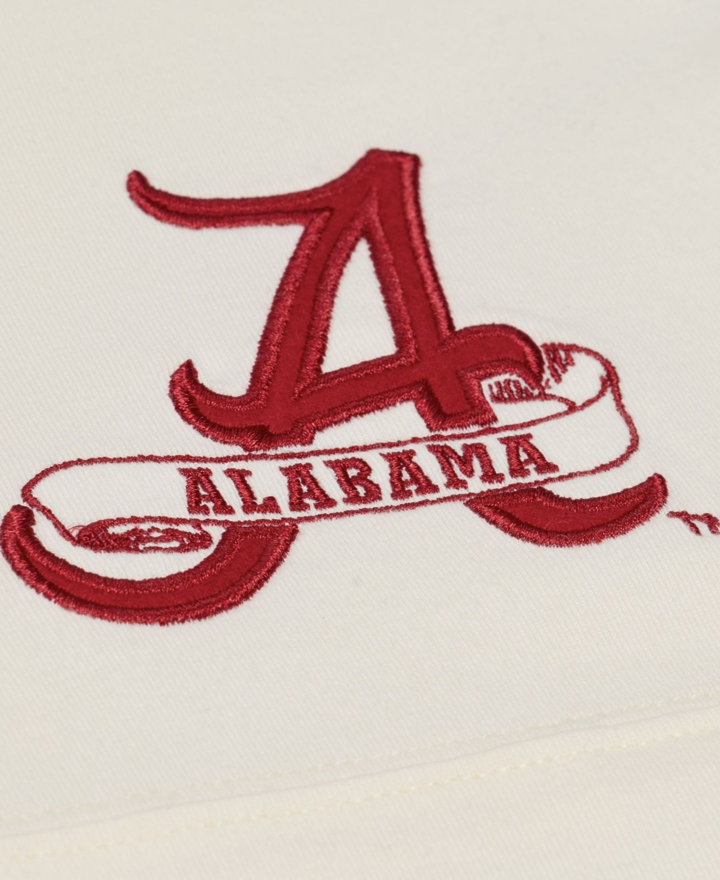 Женская футболка Mitchell & Ness Cream Alabama Crimson Tide Retro Roots Oversized 3/4-Sleeve — фото 5