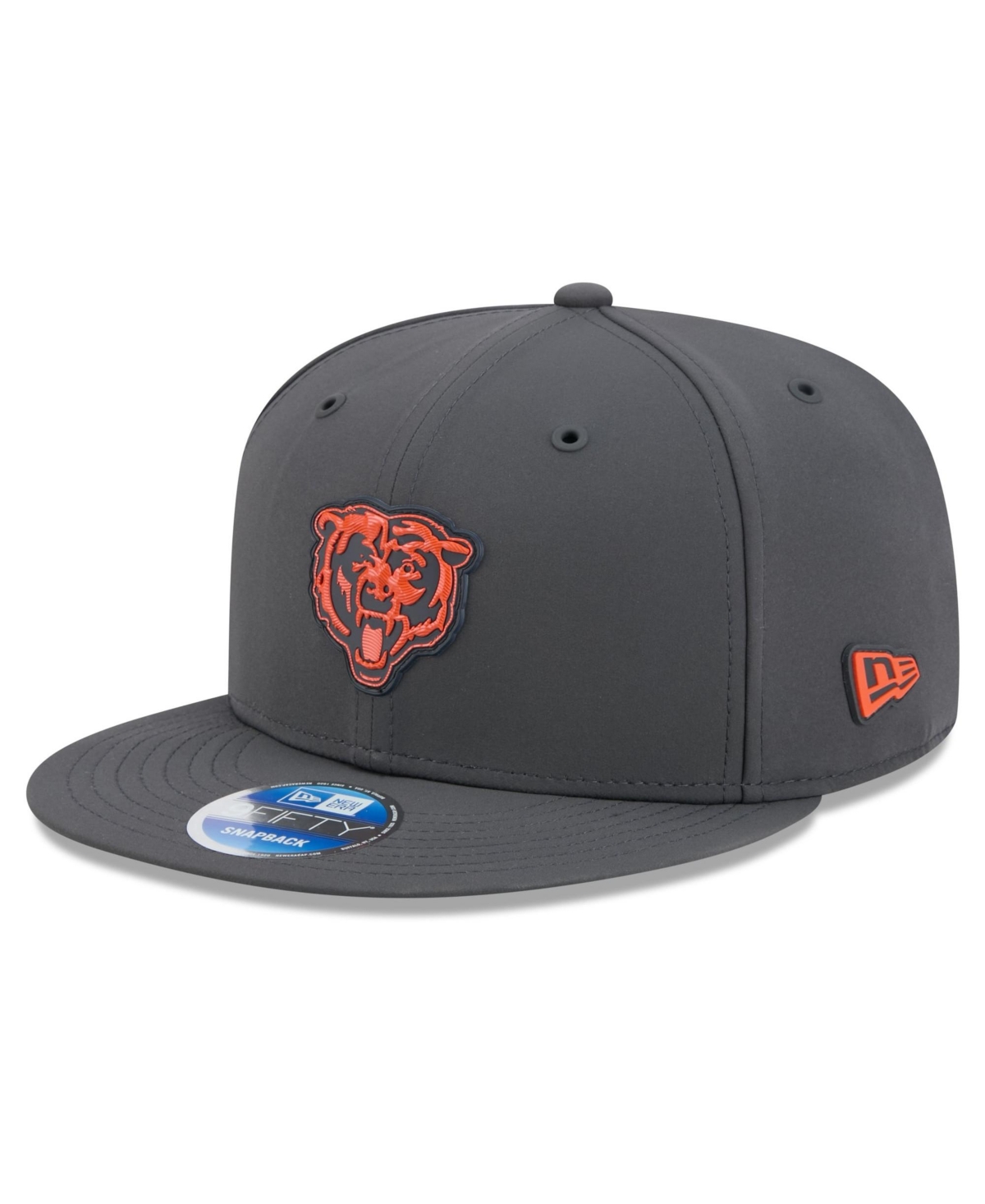 New Era Men's Charcoal Chicago Bears 2026 Sideline Cold Weather 9FIFTY Snapback Hat - Charcoal