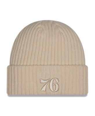 Men's Cream Philadelphia 76ers Color Pack Cuffed Knit Hat
