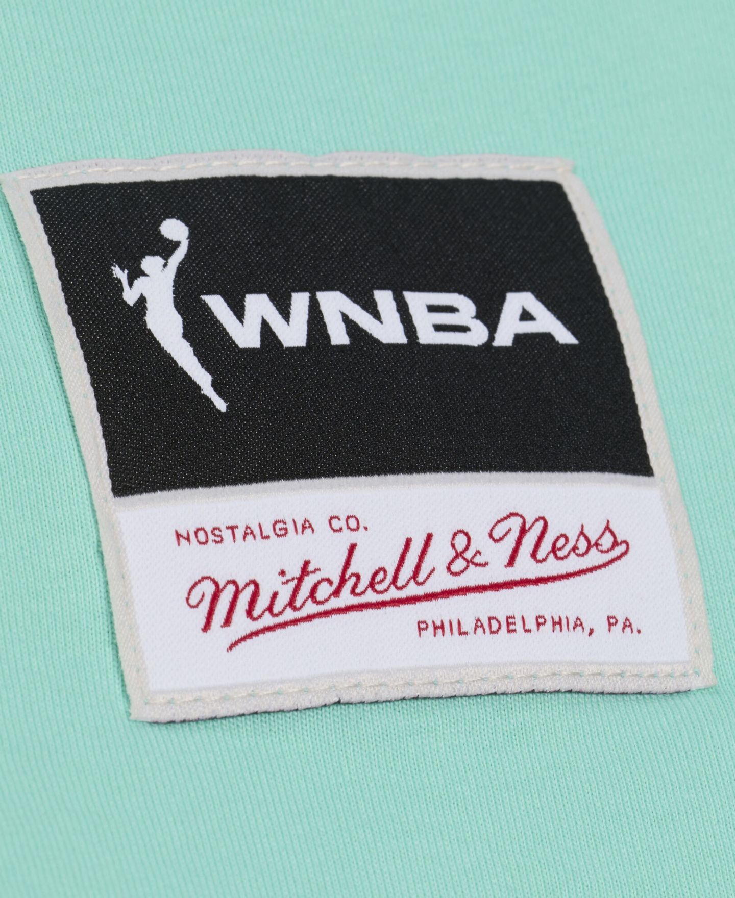 Мужская футболка Mitchell & Ness Mitchell Ness Mint New York Liberty Logo Boxy — фото 5
