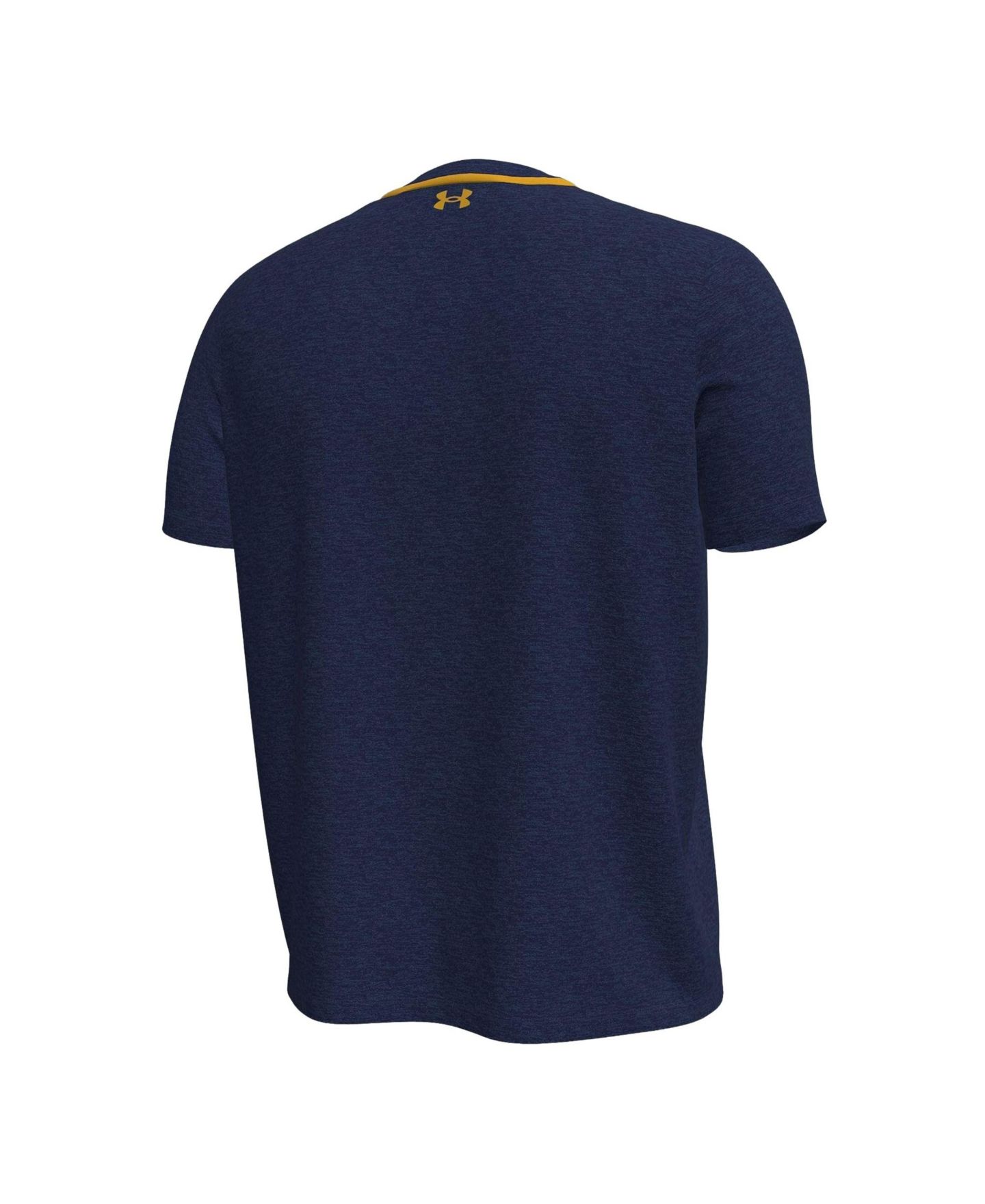 Мужская футболка Under Armour Navy Notre Dame Fighting Irish Gameday Motion Heavyweight — фото 3