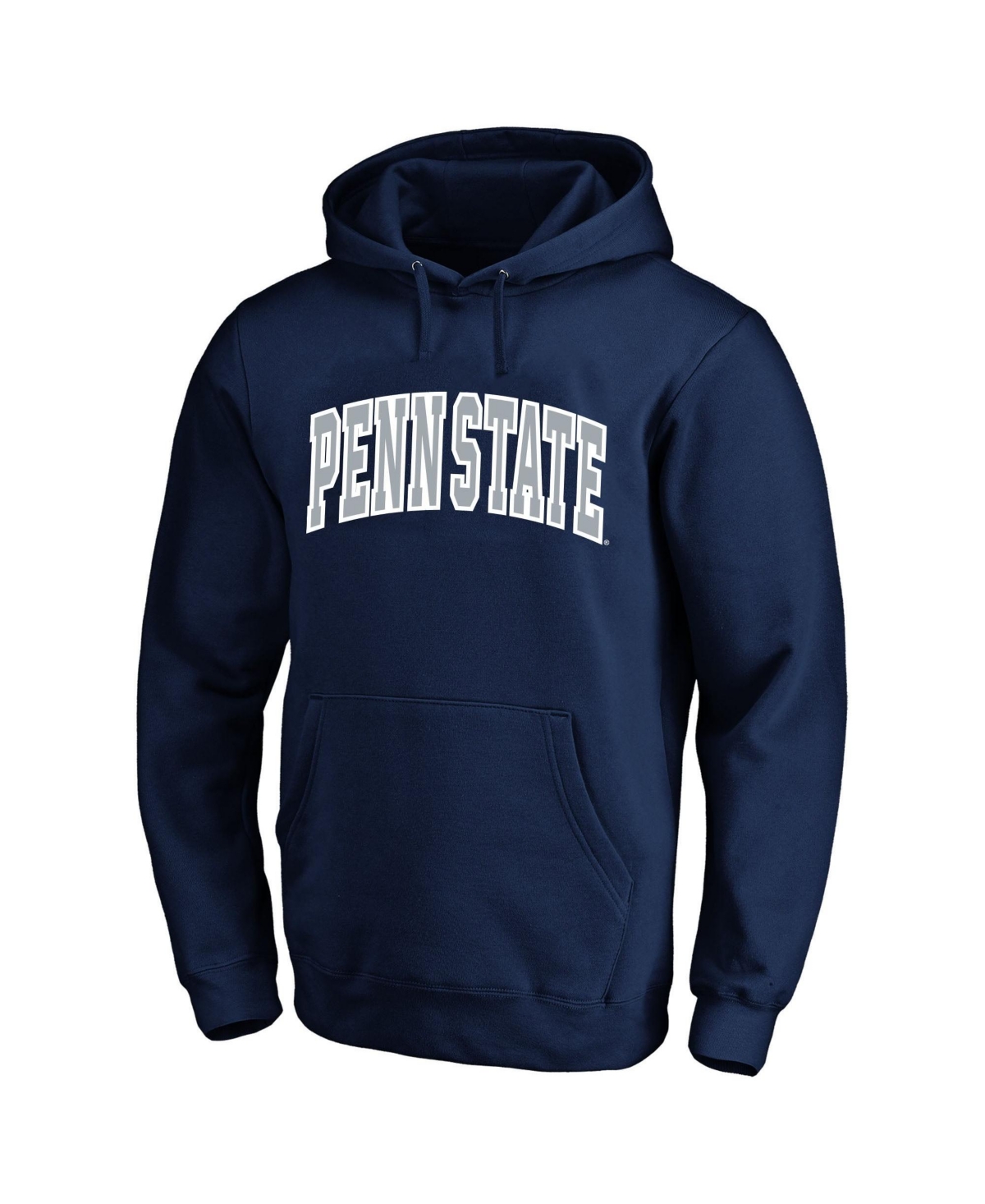 Champion Men's Navy Penn State Nittany Lions Arch Over Tackle Twill Big Tall Hoodie - Navy