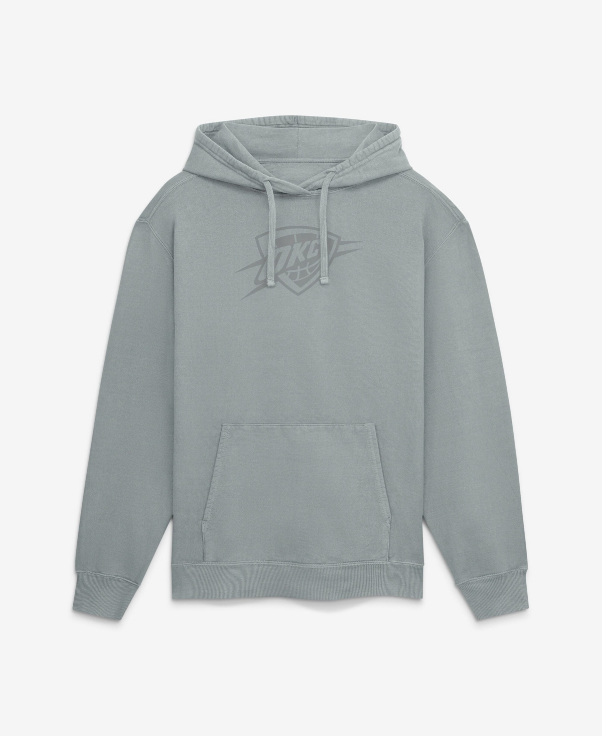 Fanatics Men's Gray Oklahoma City Thunder Washed Hoodie - Gray