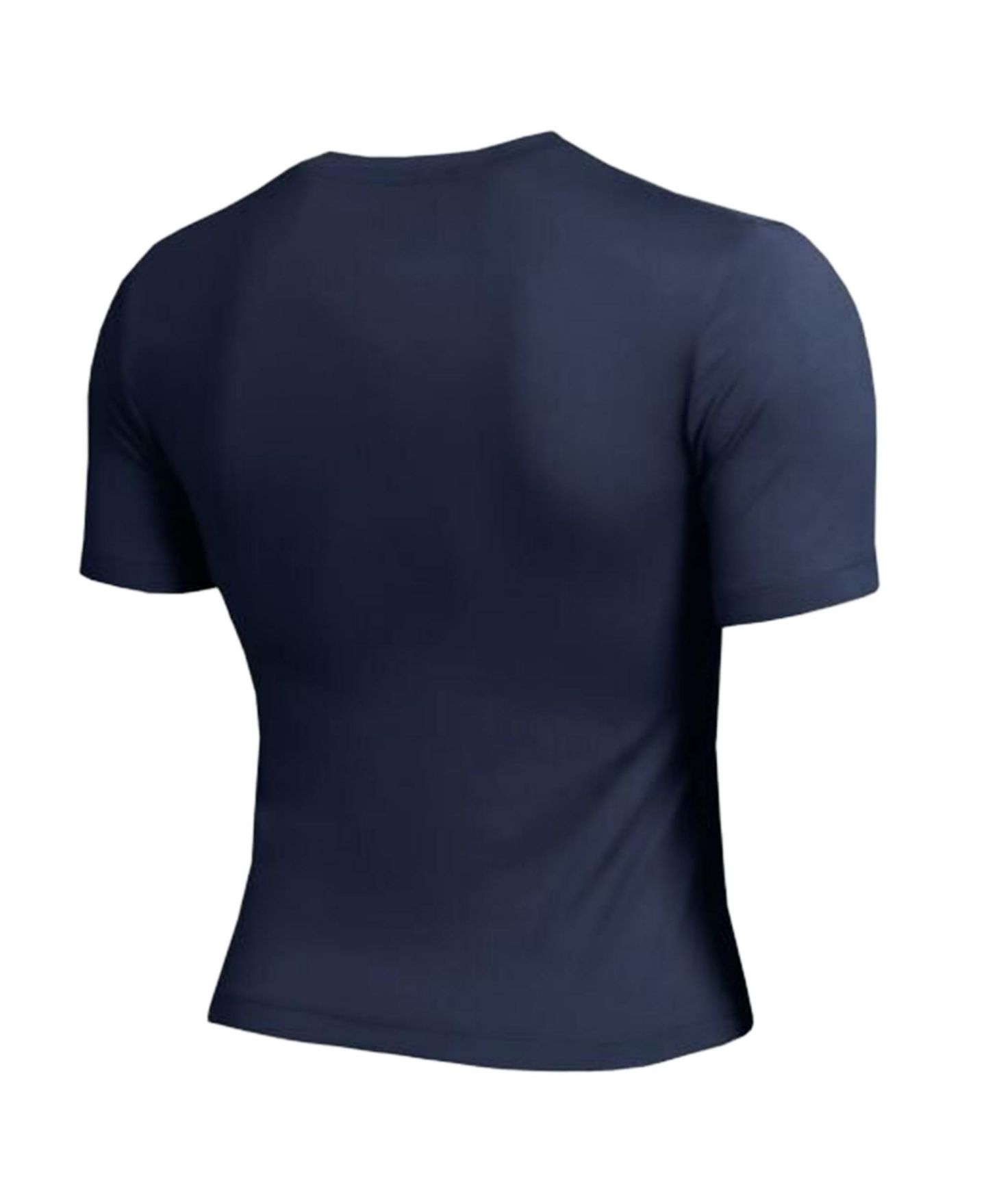 Женская футболка Champion Navy Denver Nuggets Soft Touch Fitted Cropped — фото 3
