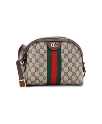 Small Ophidia Dome Shoulder Bag GG Coated Canvas