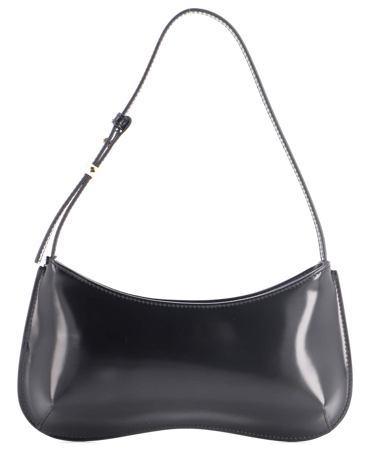 Pre-Owned Jacquemus Le Bisou Perle Shoulder Bag Leather - Black