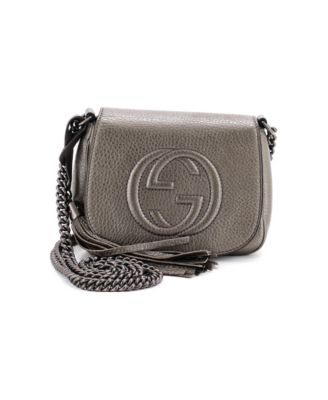 Small Soho Chain Crossbody Bag Leather
