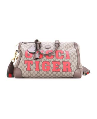 Medium Convertible Duffle Bag Printed GG Coated Canvas