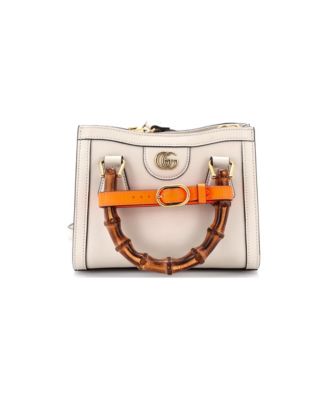 Mini Diana NM Bamboo Handle Tote Leather