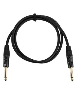 Elite Pro Shielded 1/4" TS Male Instrument Cable, 3 ft.