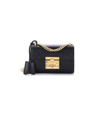 Small Padlock Shoulder Bag Guccissima Leather