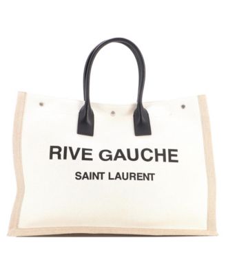 Large Rive Gauche Shopper Tote Canvas