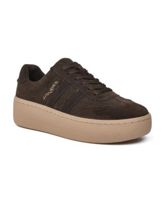 Women's Danny Suede Platform Memory Foam Sneakers