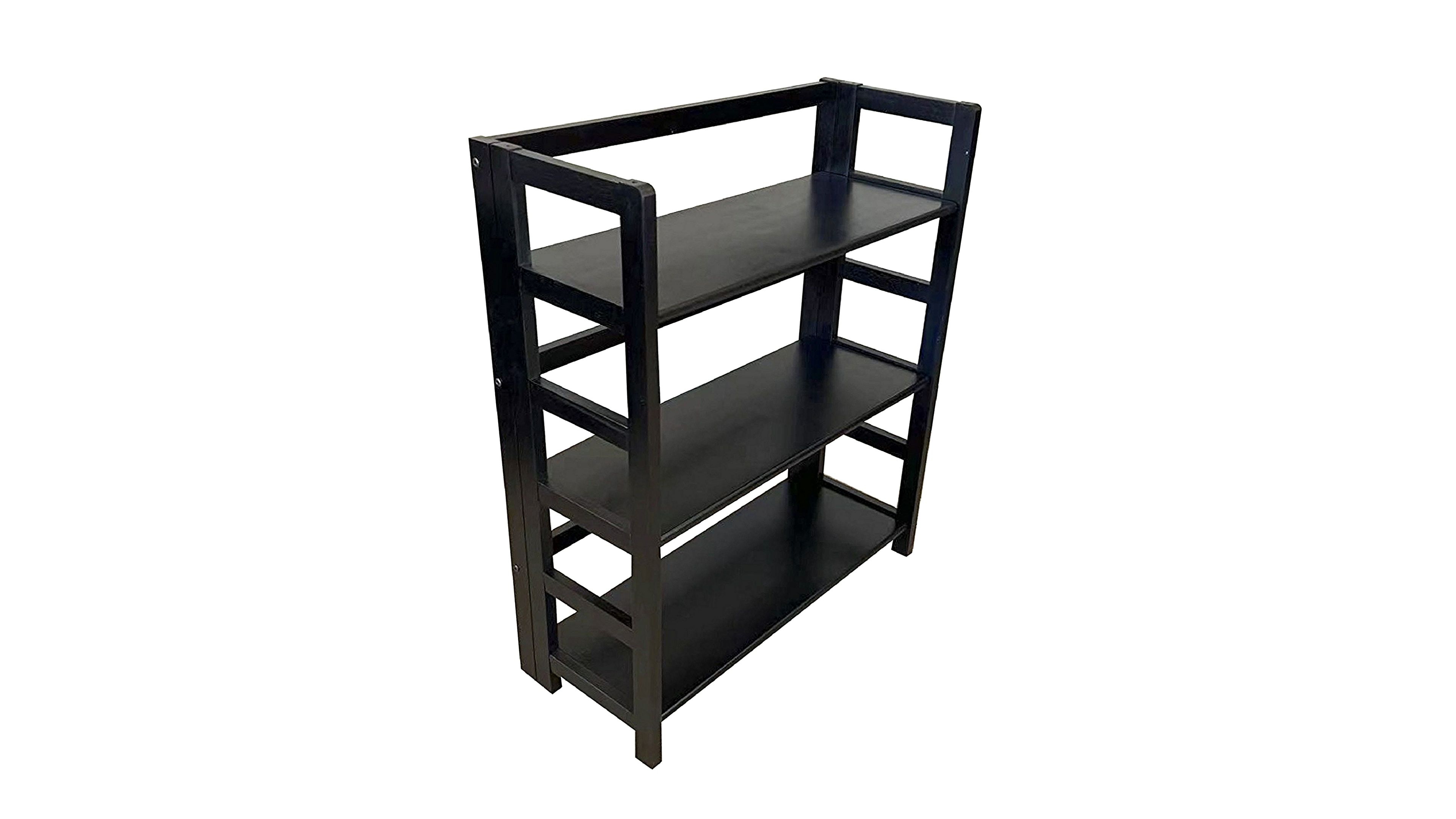 Fairway Avenue Home 34"H Solid Wood Stackable Bookshelf