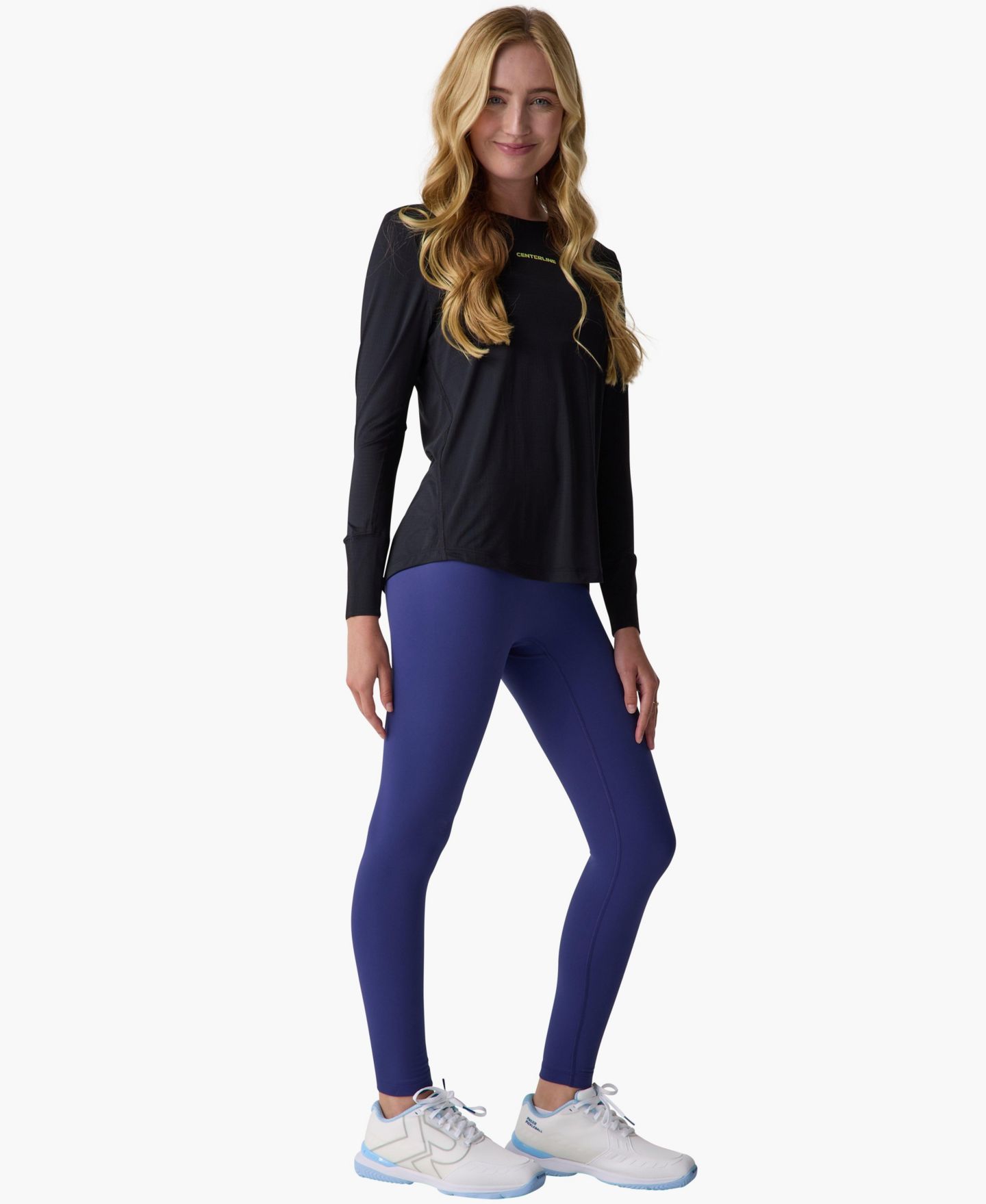 Женский топ Centerline Athletics AirLite Long Sleeve, цвет: Чёрный — фото 2