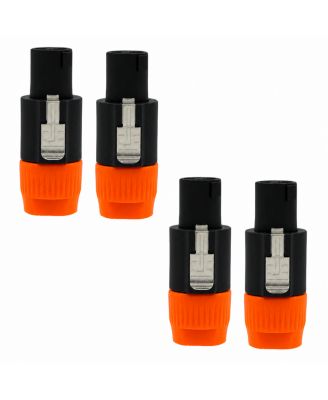 Universal 2-Pole and 4-Pole Twist-Lock Speakon Adapter