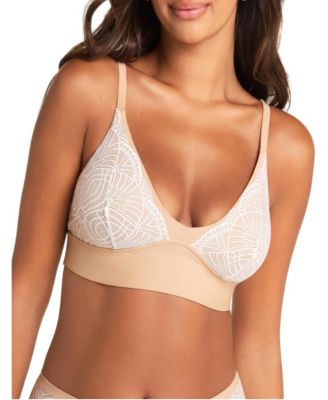 Bliss Wireless Lace Triangle Bralette