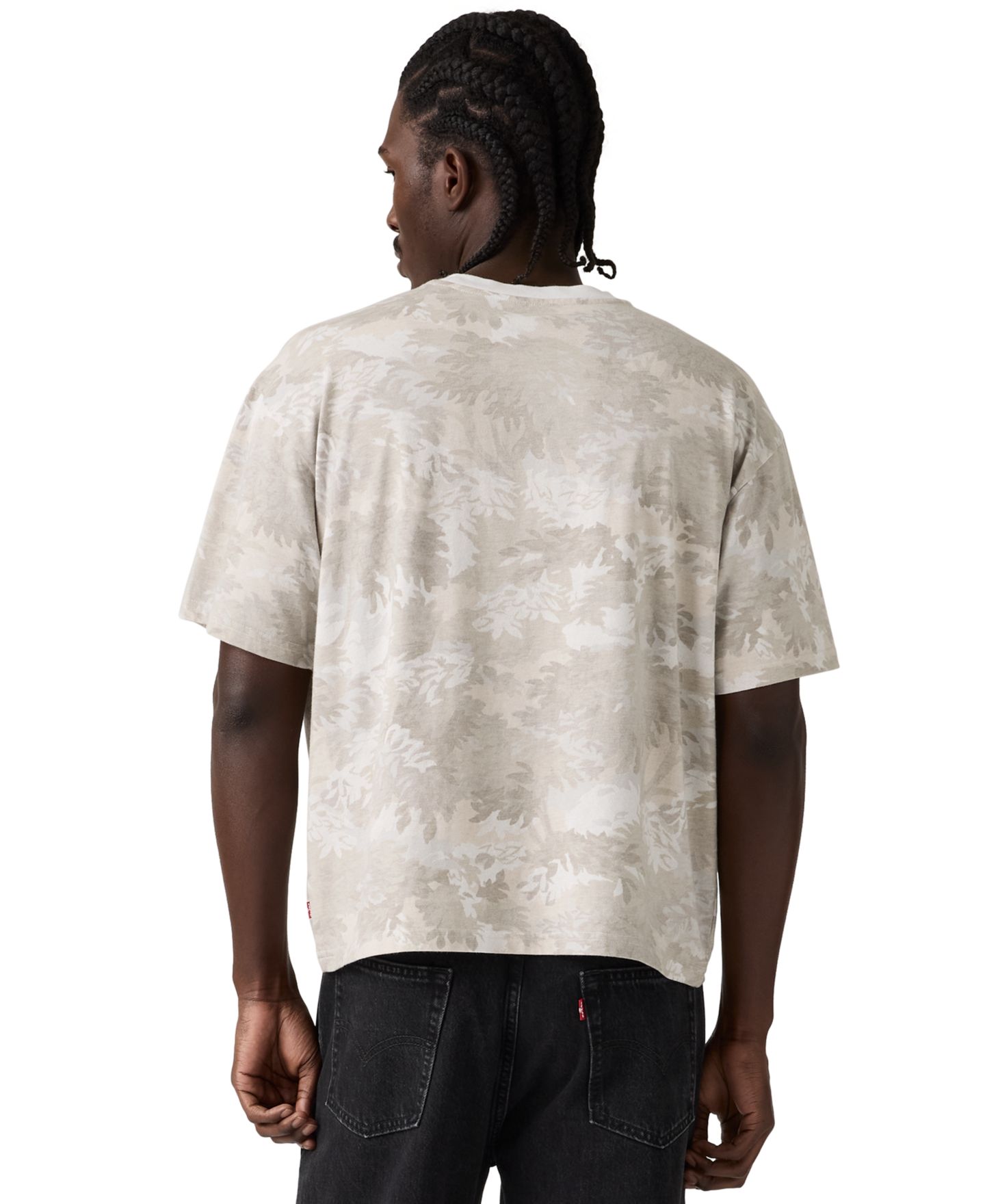 Мужская футболка Levi's Classic Cropped Boxy Short-Sleeve, цвет: Коричневый — фото 9