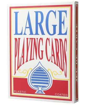 Jumbo Playing Cards 54-Piece Playing Card Deck, Ages 14+