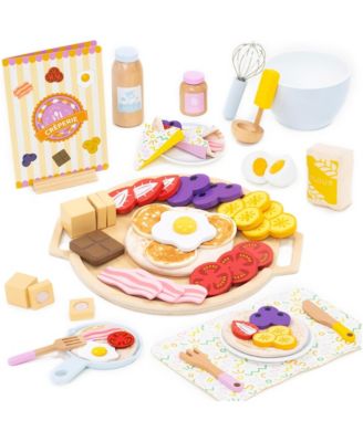Pancake Wooden 44-Piece Playset, Ages 3+