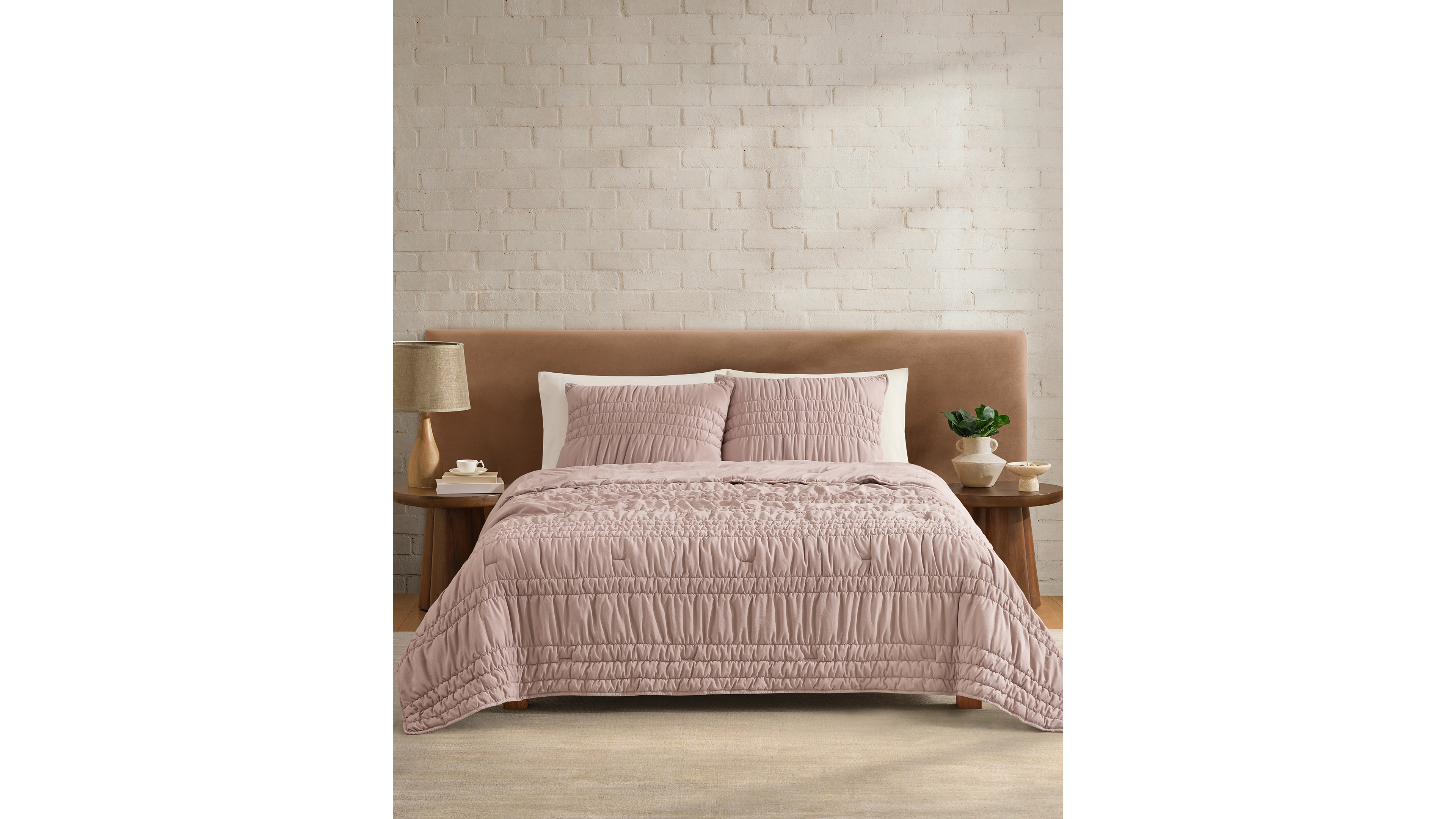 Ugg Devon Tide Ruched 2-Pc. Comforter Set, Twin/Twin Xl