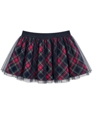 Girls' 7-16 Plaid Mini Skater Skirt