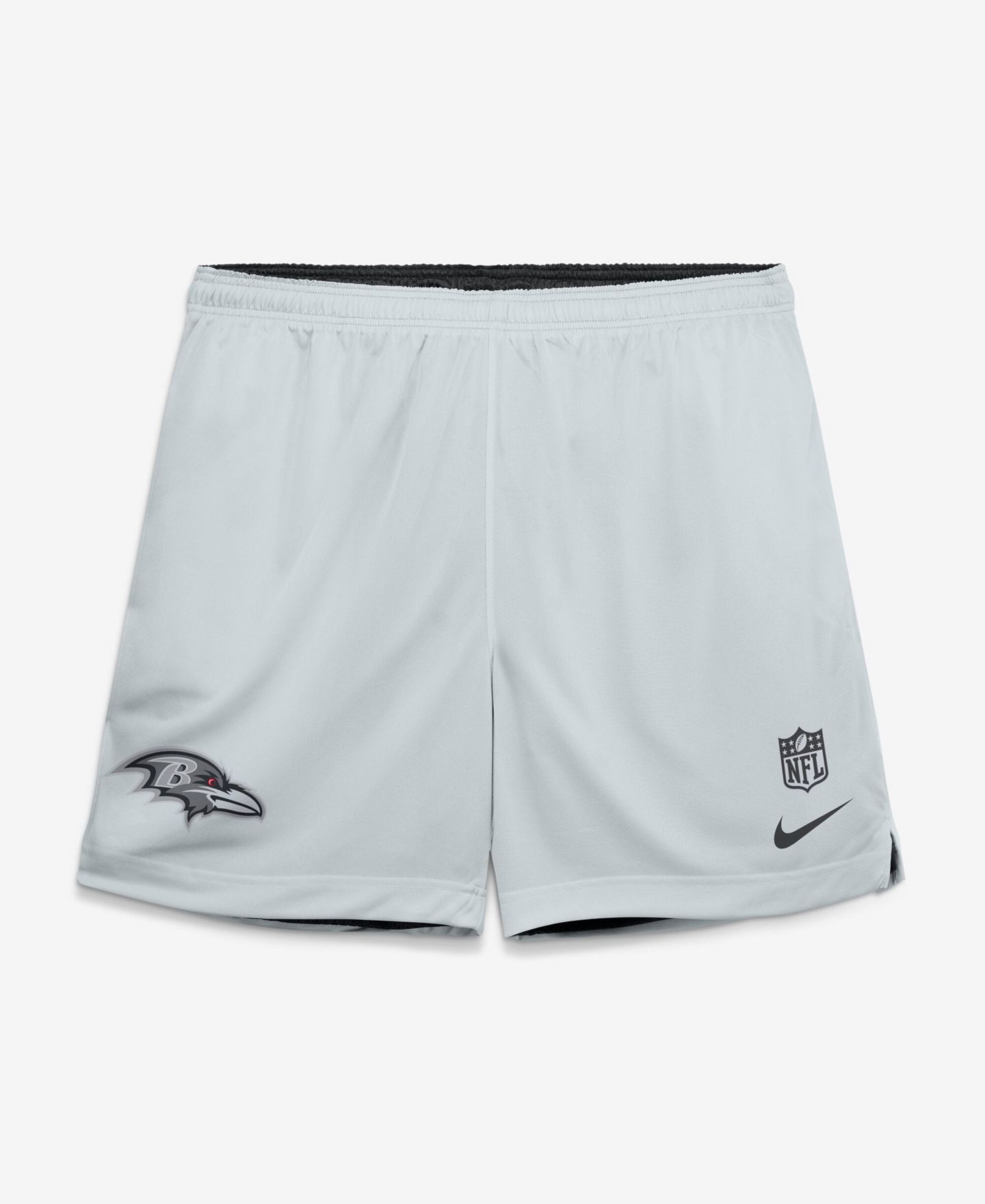 Мужские шорты Nike Black/Platinum Baltimore Ravens Sideline Standard Issue Dri-FIT Reversible — фото 8
