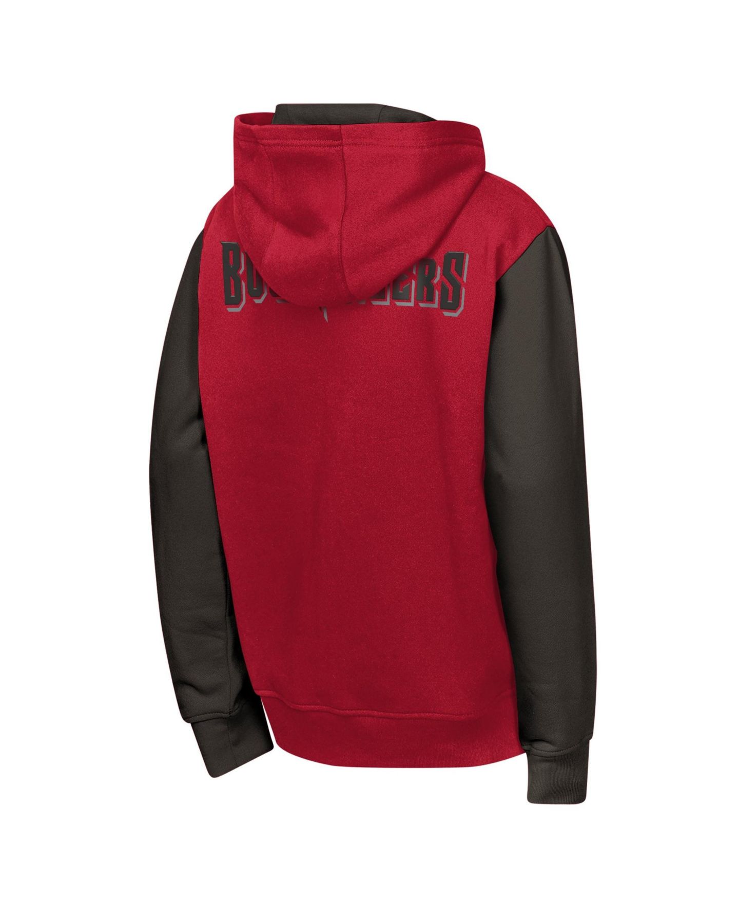 Детское худи Outerstuff Red Tampa Bay Buccaneers Stadium Color block Full-Zip — фото 3